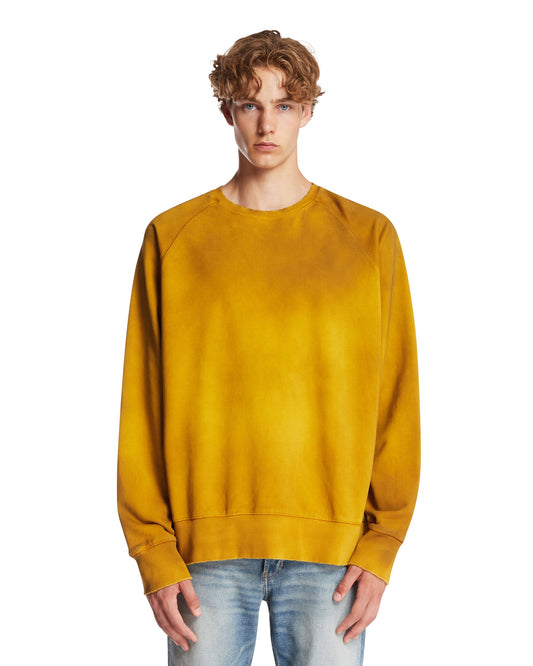 Felpa In Cotone Gialla