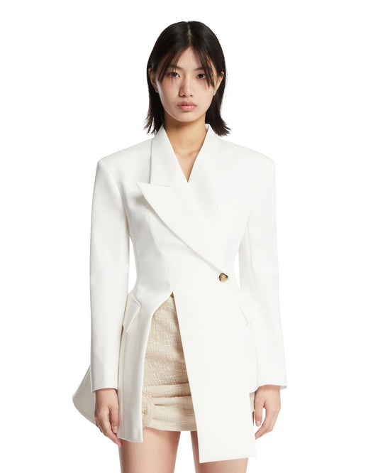 Blazer Scultoreo Bianco