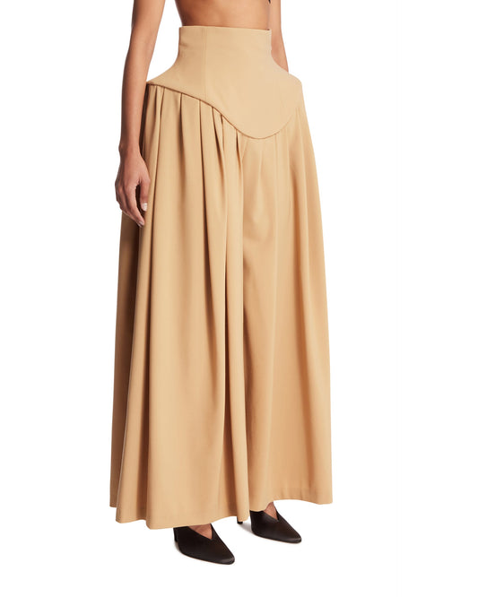 Pantaloni Scultura Beige