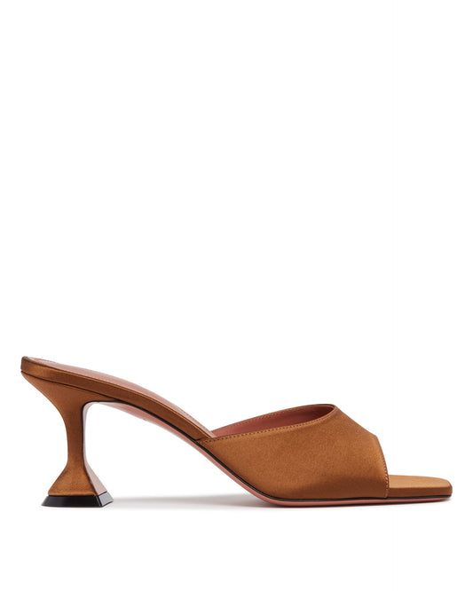 Mules Lupita In Raso Beige