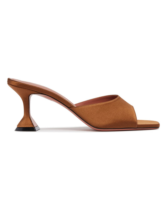 Mules Lupita In Raso Beige