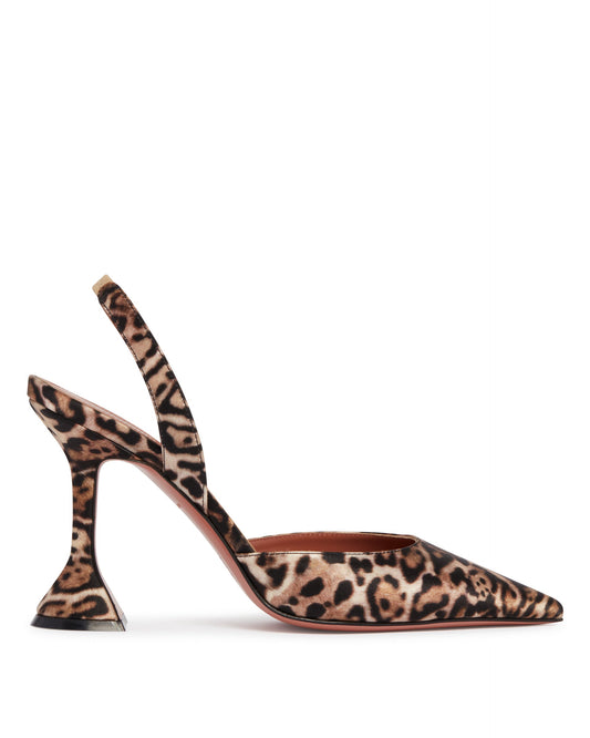 Decollete Holli In Raso Animalier