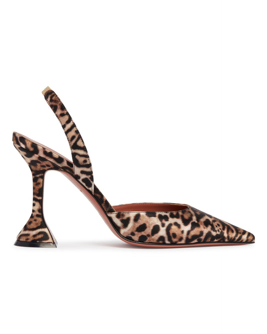 Decollete Holli In Raso Animalier