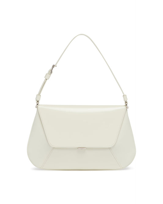 Borsa A Spalla Ami In Pelle Bianca