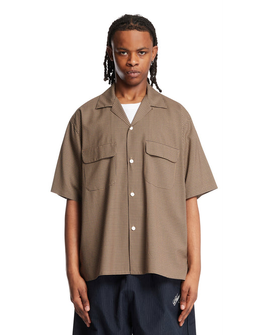 Camicia In Lana Marrone