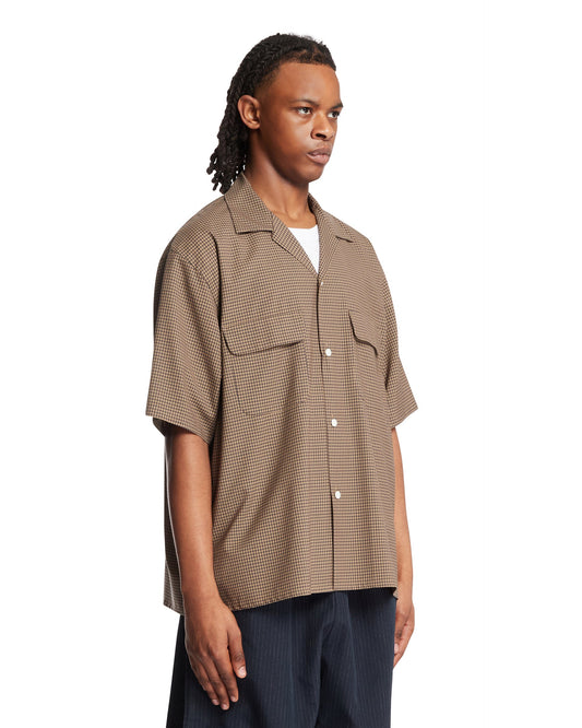 Camicia In Lana Marrone